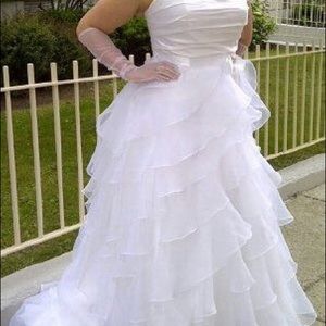 Wedding Gown used for High School Graduation